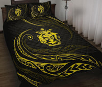 Solomon Quilt Bed Set - Yellow - Frida Style - Polynesian Pride