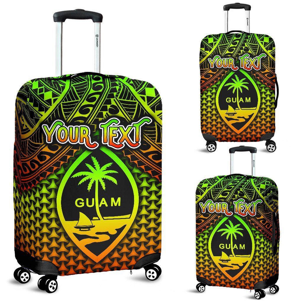 Polynesian Guam Personalised Luggage Covers - Reggae Vintage Polynesian Patterns - Polynesian Pride