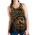 Hawaii Women's Racerback Tank - Hawaii Seal Pride Style (Gold) - Polynesian Pride