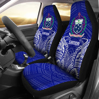 Samoa Car Seat Covers - Samoa Coat Of Arms Premium - A7 - Polynesian Pride