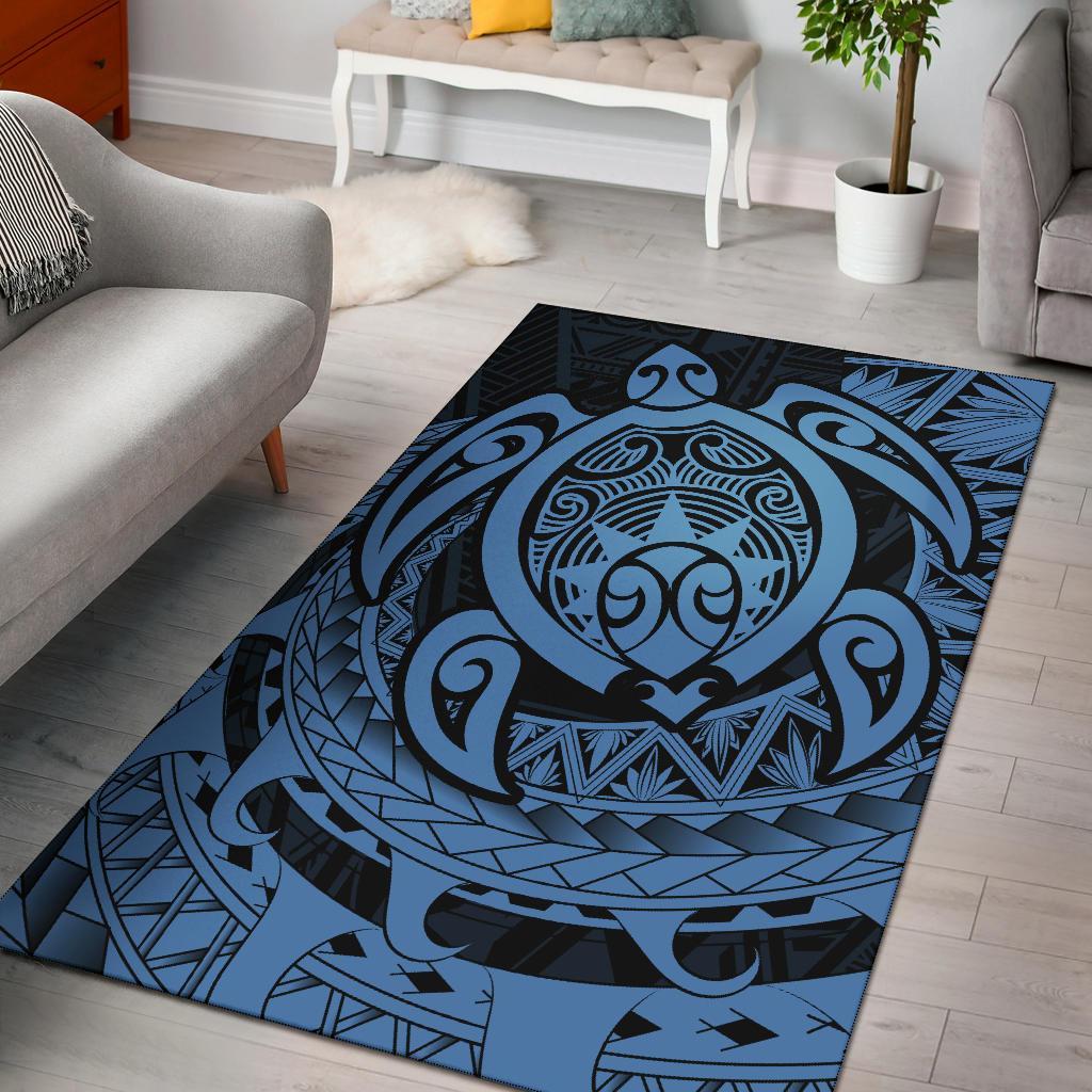 Hawaii Polynesian Turtle Rug - Pastel Pastel - Polynesian Pride