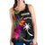 Chuuk Women's Racerback Tank - Polynesian Hibiscus Pattern - Polynesian Pride