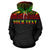 Guam Polynesian All Over Custom Hoodie Reggae Horizontal Style - Polynesian Pride