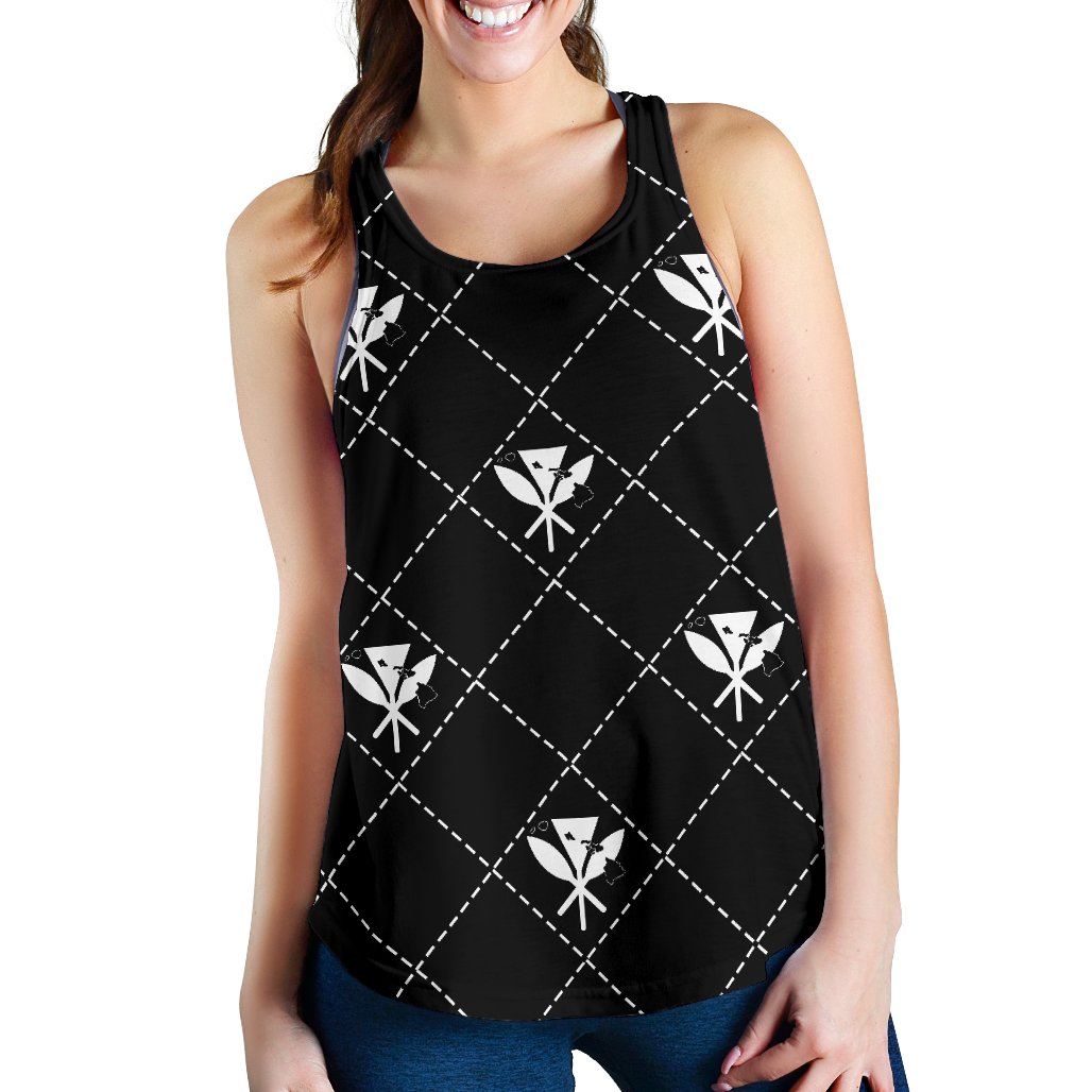 Kanaka Maoli Women's Racerback Tank Regal AH - Polynesian Pride