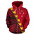 Papua New Guinea Zip up Hoodie Papua New Guinea Flag Coat of Arms - Polynesian Pride