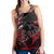 Samoa Polynesian Custom Personalised Women's Racerback Tank - Eagle Tribal Pattern Red - Polynesian Pride