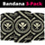 Hawaiian Kanaka Maoli Beige Bandana 3 - Pack - Polynesian Pride