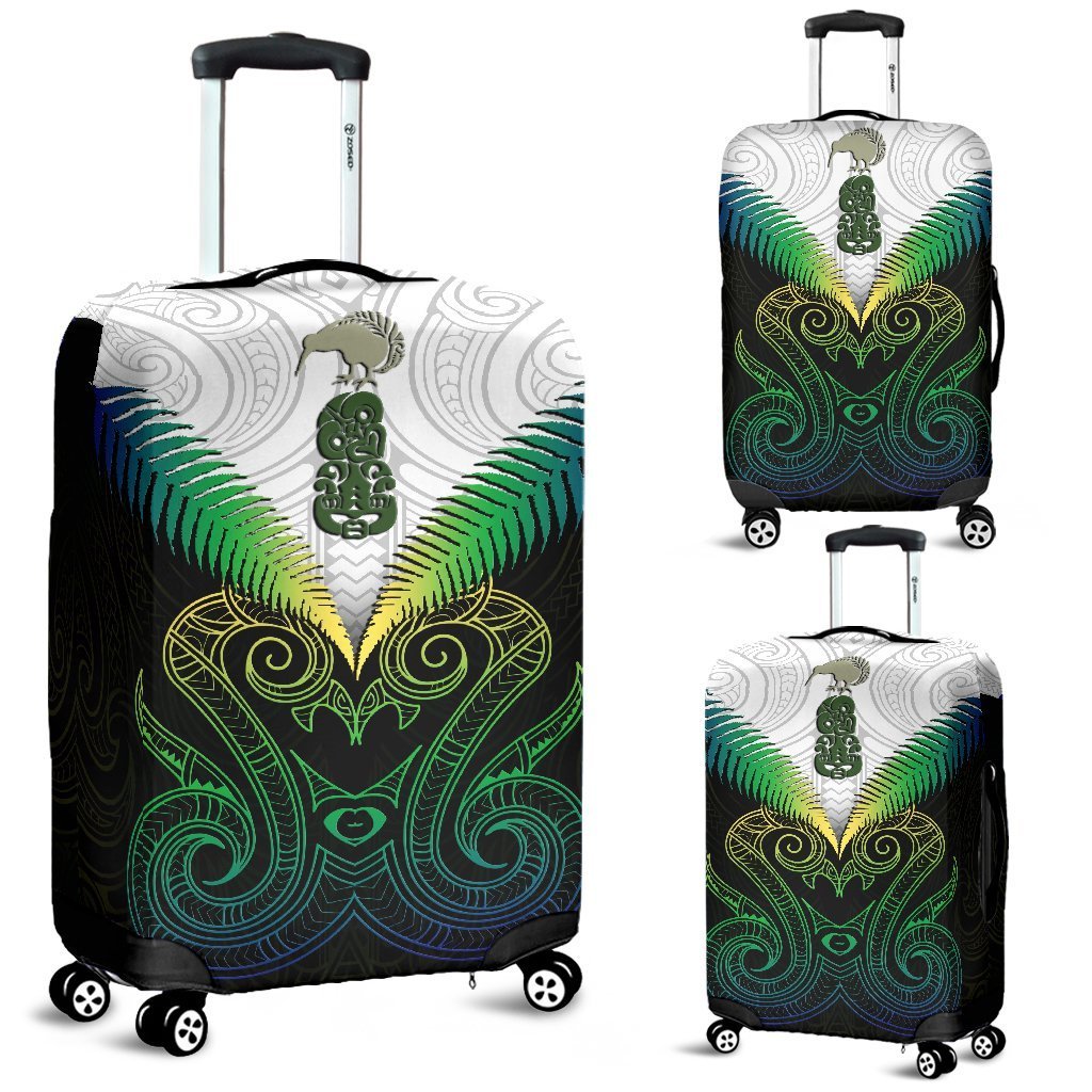 Maori Manaia New Zealand Luggage Covers Rasta Rasta - Polynesian Pride