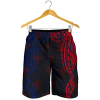 Hawaiian Kanaka Men's Shorts Flag Nation Black Demodern AH - Polynesian Pride