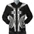 American Samoa Polynesian Men Bomber Jacket - Black Armor Tattoo - Polynesian Pride