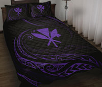 Kanaka Quilt Bed Set - Purple - Frida Style - Polynesian Pride