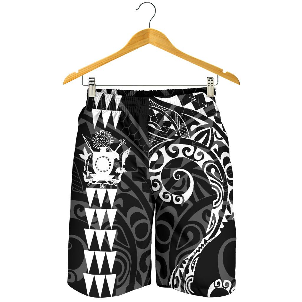 Cook Islands Polynesian Men'S Shorts 02 White - Polynesian Pride