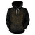 Polynesian ll Over Custom Hoodie Gold Turtle Tribal Pattern - Polynesian Pride