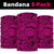 Polynesian Maori Lauhala Pink Bandana 3 - Pack - Polynesian Pride