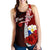 Philippines Polynesian Custom Personalised Women's Racerback Tank - Coat Of Arm With Hibiscus - Polynesian Pride