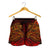 Chuuk Women's Shorts - Red Shark Polynesian Tattoo - Polynesian Pride