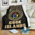 Cook Islands Premium Blanket White - Polynesian Pride