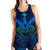 Maori Manaia New Zealand Women Racerback Tank Blue - Polynesian Pride