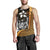 Chuuk Micronesia Men's Tank Top Gold - Turtle With Hook - Polynesian Pride