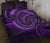 New Zealand Maori Mangopare Quilt Bed Set Polynesian - Purple Purple - Polynesian Pride