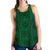 Polynesian Symmetry Green Women's Racerback Tank Top Green - Polynesian Pride