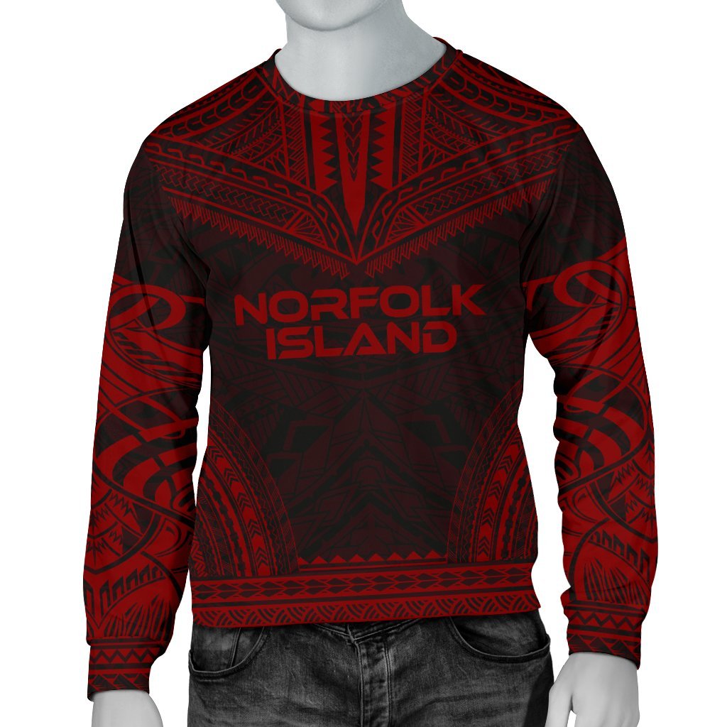 Norfolk Island Sweater - Polynesian Chief Red Version Unisex Red - Polynesian Pride