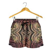 Polynesian Symmetry Brown Women's Short - Polynesian Pride