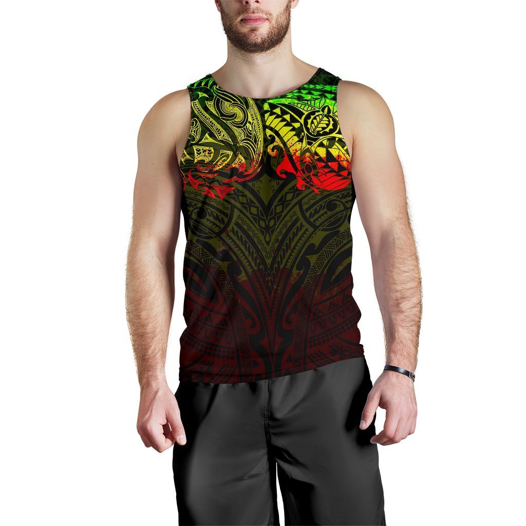 New Zealand Men'S Tank Top, Maori Polynesian Tattoo Reggage Reggage - Polynesian Pride