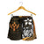 Kosrae Micronesia Women's Shorts Gold - Turtle With Hook - Polynesian Pride