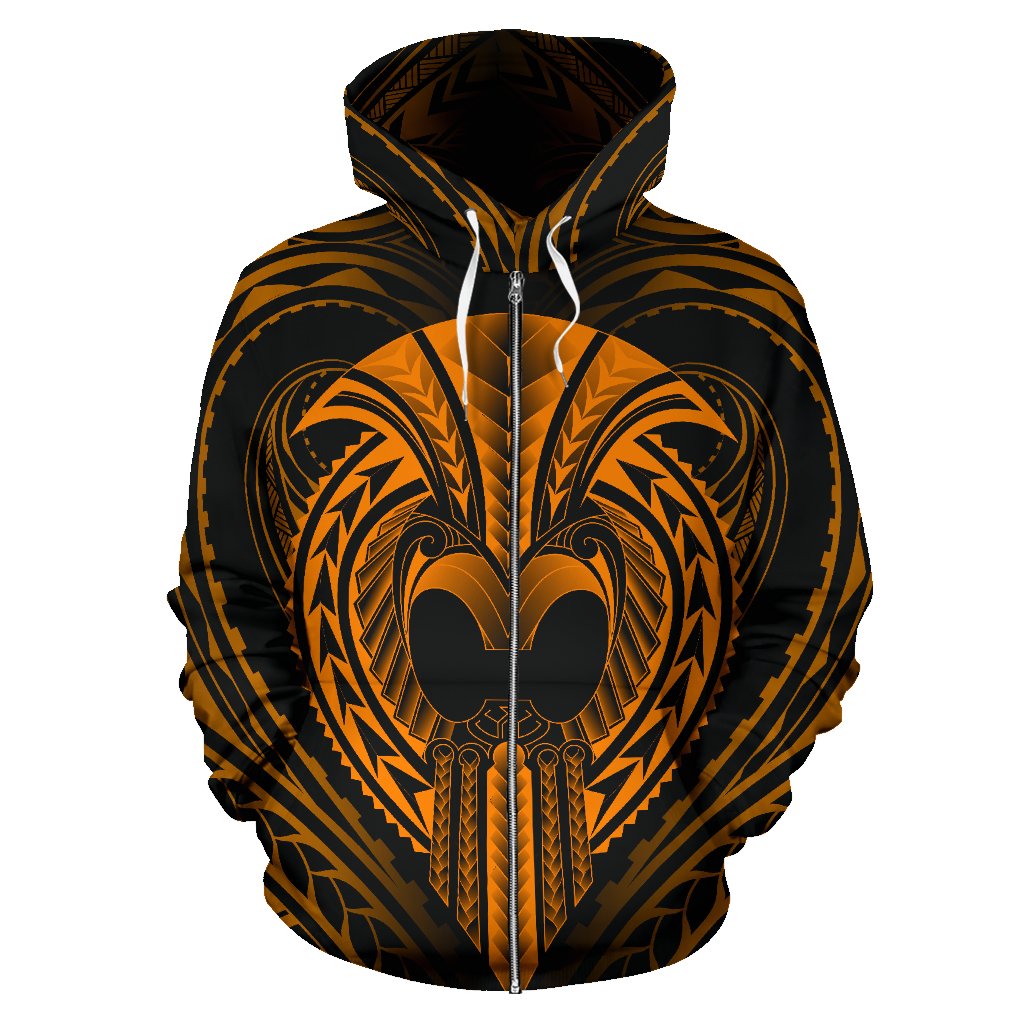 Ikaika Warrior Zip Hoodie - Polynesian Pride