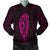 Hawaii Kakau Makau Fish Hook Kanaka Map Men's Bomber Jacket Polynesian - Pink Pink - Polynesian Pride