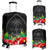 Guam Polynesian Luggage Covers Black Hibiscus - Polynesian Pride