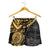 Guam Polynesian Shorts (Women) - Golden Turtle - Polynesian Pride