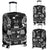 Fiji Polynesian Luggage Covers Map Black Black - Polynesian Pride