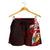 Nauru Polynesian Women's Shorts - Coat Of Arm With Hibiscus - Polynesian Pride