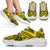 Polynesian Plumeria Mix Yellow Black Chunky Sneakers - Polynesian Pride