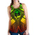 Guam Polynesian Women's Racerback Tank - Guam Reggae Seal with Polynesian Tattoo - Polynesian Pride