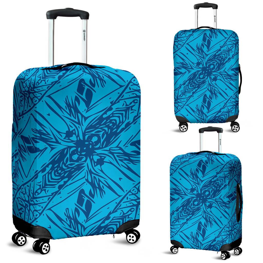 Polynesian Luggage Cover 13 Blue - Polynesian Pride