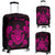 Hawaii Kakau Polynesian Turtle Map Luggage Covers - Pink Pink - Polynesian Pride