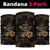 Polynesian Kanaka Maoli Flower Gold Bandana 3 - Pack - Polynesian Pride