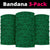 Polynesian Culture Green Bandana 3 - Pack - Polynesian Pride