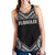 Hawaii Women's Racerback Tank - Turtle Polynesian Pattern Black - Polynesian Pride