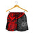 Samoa Polynesian Shorts (Women) - Red Turtle - Polynesian Pride