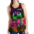 Tonga Polynesian Women's Personalised Racerback Tank - Summer Hibiscus - Polynesian Pride