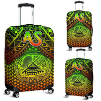 Polynesian American Samoa Luggage Covers - Reggae Vintage Polynesian Patterns - Polynesian Pride