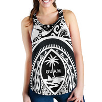 Polynesian Racerback Tanks - Guam Flag, Seal with Maui Moana Tattoo - Polynesian Pride