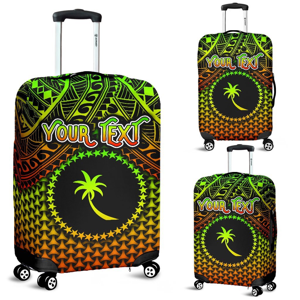 Polynesian Chuuk Personalised Luggage Covers - Reggae Vintage Polynesian Patterns - Polynesian Pride