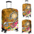 American Samoa Polynesian Luggage Covers - Turtle Plumeria (Gold) - Polynesian Pride