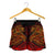 Guam Polynesian Women's Shorts - Red Shark Polynesian Tattoo - Polynesian Pride