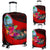 Guam Luggage Covers - Polynesian Hook And Hibiscus (Red) - Polynesian Pride